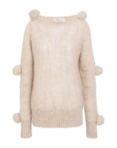 Blumarine Woman Sweater Beige Size 10 Mohair Wool, Polyamide, Wool