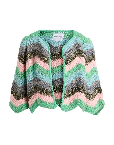 Dawn X Dare Woman Cardigan Light Green Size M Acrylic, Mohair Wool, Polyamide