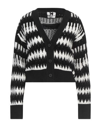 No Secrets Woman Cardigan Black Size 10 Acrylic, Polyamide, Viscose, Wool