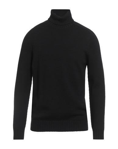 Dondup Man Turtleneck Black Size 42 Wool