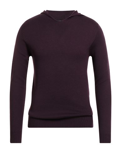 Retois Man Sweater Plum Size L Merino Wool