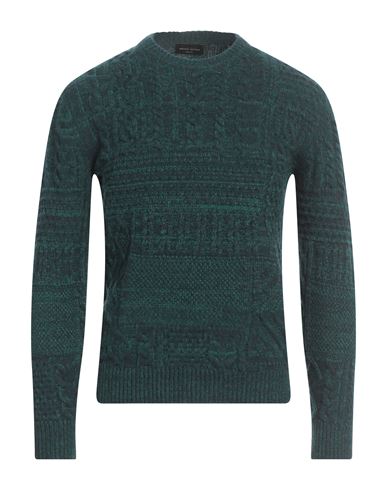 Roberto Collina Man Sweater Emerald Green Size 42 Wool