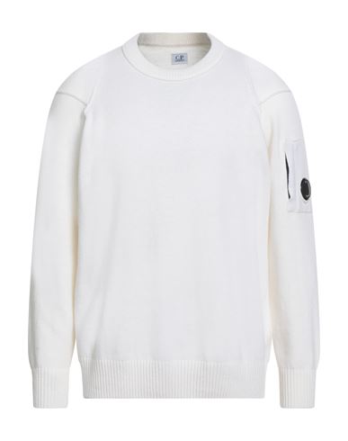 C.p. Company C. P. Company Man Sweater Ivory Size Xl Wool, Polyamide