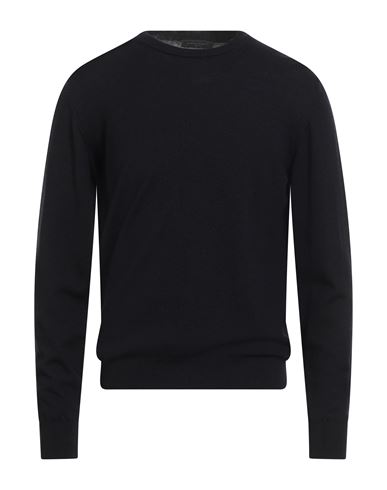 Daniele Fiesoli Man Sweater Midnight Blue Size L Merino Wool