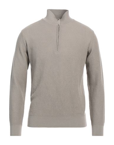 Filippo De Laurentiis Man Turtleneck Taupe Size 44 Merino Wool