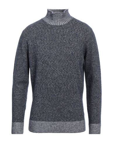 Kangra Cashmere Kangra Man Turtleneck Navy Size 42 Wool, Cotton, Alpaca Wool, Polyamide