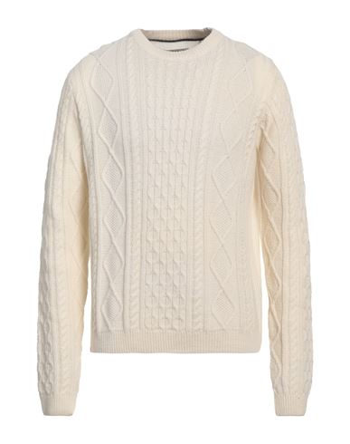 Fred Mello Man Sweater Ivory Size Xl Acrylic, Wool, Polyamide In White