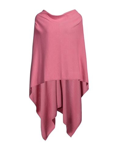 Le Tricot Perugia Woman Cape Fuchsia Size Onesize Virgin Wool, Silk, Cashmere