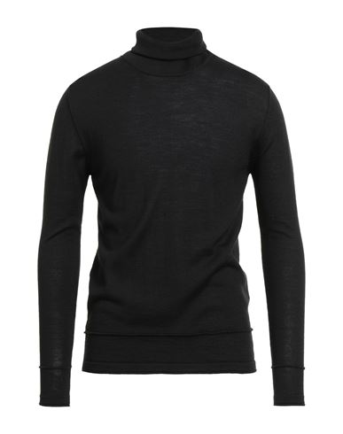 Messagerie Patrizio Piscaglia Man Turtleneck Black Size 38 Wool, Acrylic
