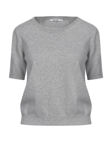 Kangra Cashmere Kangra Woman Sweater Grey Size 12 Merino Wool, Silk, Cashmere, Polyester, Polyamide
