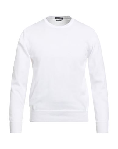 Ballantyne Man Sweater White Size 44 Cotton In White