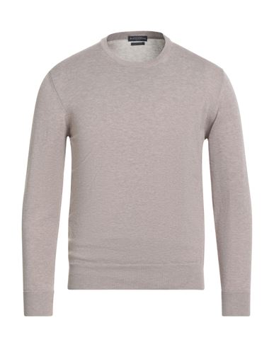 Ballantyne Man Sweater Taupe Size 46 Cashmere