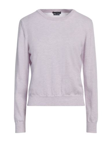 Ballantyne Woman Sweater Lilac Size 10 Cotton, Cashmere