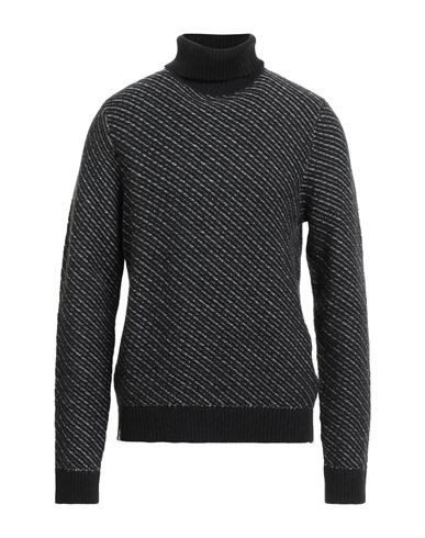Fred Mello Man Turtleneck Black Size 3xl Acrylic, Wool, Polyamide
