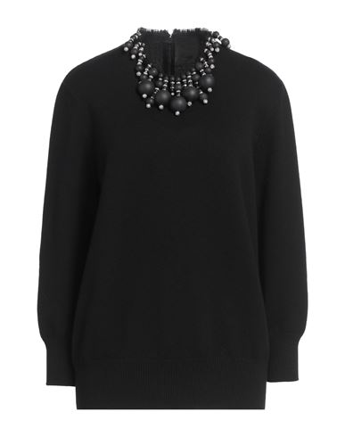 Givenchy Woman Sweater Black Size M Wool, Cashmere, Glass, Brass, Polyester