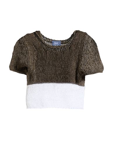 Kinit Woman Sweater Dark Green Size S Cotton