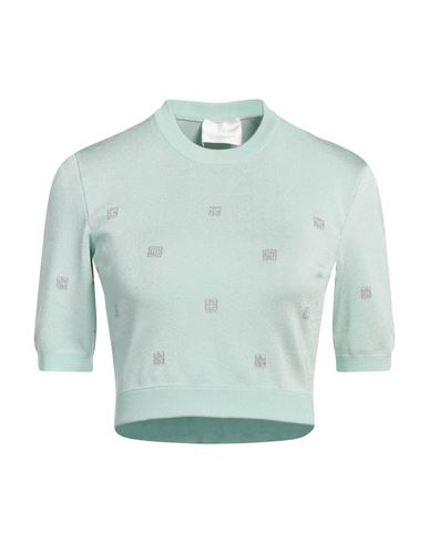 Givenchy Woman Sweater Light Green Size Xl Viscose, Polyester, Polyamide, Metallic Polyester, Elasta