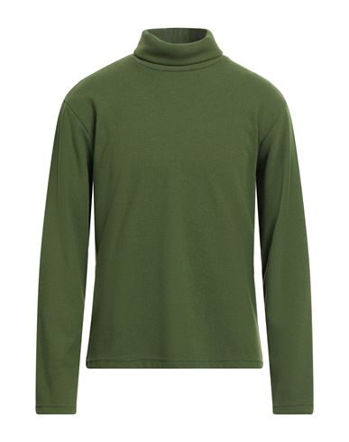 Daniele Alessandrini Man Turtleneck Military Green Size Xl Polyester, Acrylic, Viscose In Green