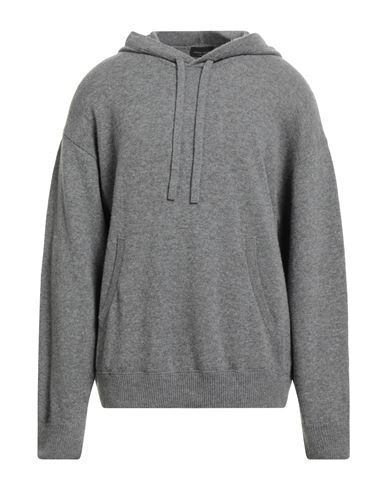 Roberto Collina Man Sweater Grey Size 44 Merino Wool, Cashmere