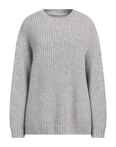 Anine Bing Woman Sweater Light Grey Size L Alpaca Wool, Wool, Polyamide, Polyacrylic