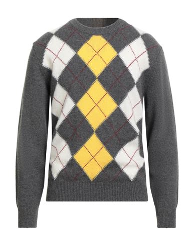 Gant Man Sweater Lead Size Xxl Lambswool In Gray