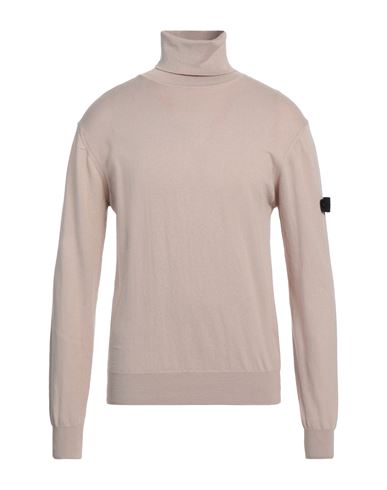 Peuterey Man Turtleneck Beige Size 3xl Cotton, Wool