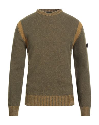 Peuterey Man Sweater Military Green Size 3xl Wool, Polyamide