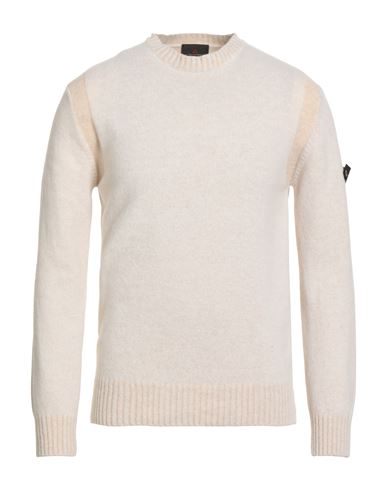 Peuterey Man Sweater Ivory Size Xxl Wool, Polyamide