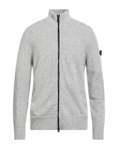 Peuterey Man Cardigan Light Grey Size Xxl Wool, Polyamide