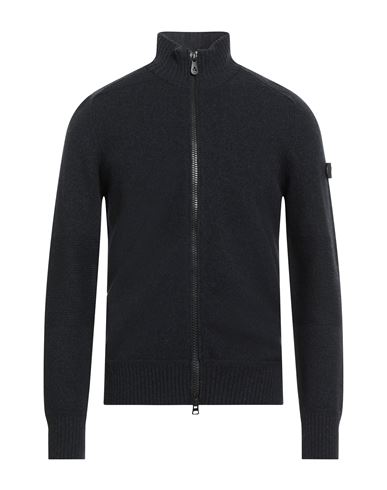 Peuterey Man Cardigan Midnight Blue Size 3xl Wool, Polyamide