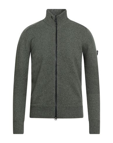 Peuterey Man Cardigan Military Green Size Xl Wool, Polyamide