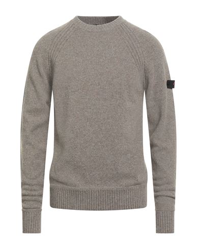 Peuterey Man Sweater Taupe Size 3xl Wool, Polyamide