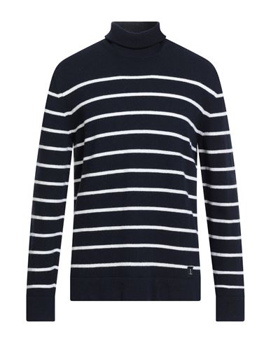 The Seafarer Man Turtleneck Midnight Blue Size L Merino Wool, Viscose, Polyamide, Cashmere