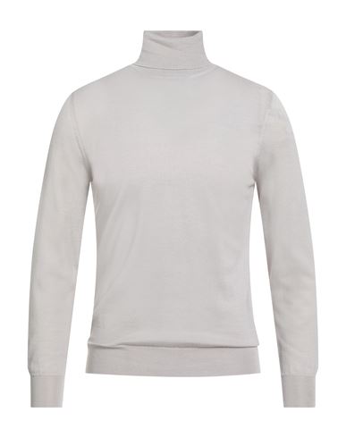 +39 Masq Man Turtleneck Light Brown Size 36 Wool, Silk
