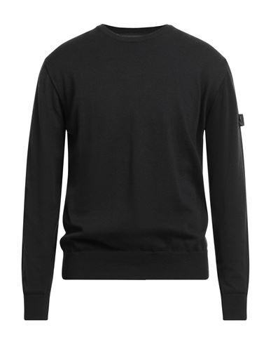 Peuterey Man Sweater Black Size 3xl Cotton, Wool