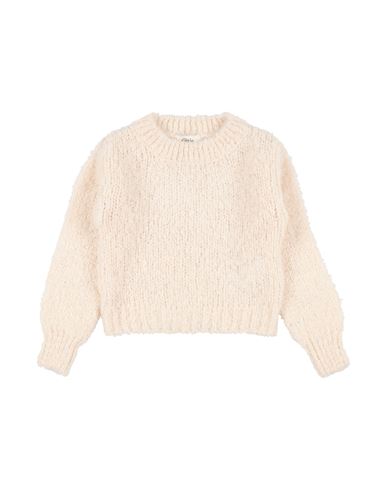 Dixie Toddler Girl Sweater Ivory Size 4 Acrylic, Mohair Wool, Wool, Polyamide