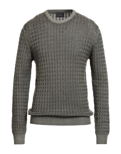 Peuterey Man Sweater Military Green Size M Wool In Gray