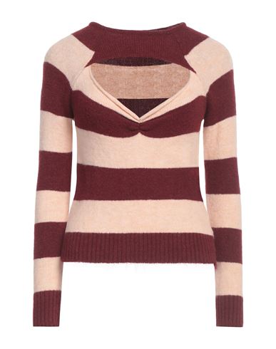 Rinascimento Woman Sweater Burgundy Size M/l Acrylic, Polyamide, Polyester, Wool, Viscose