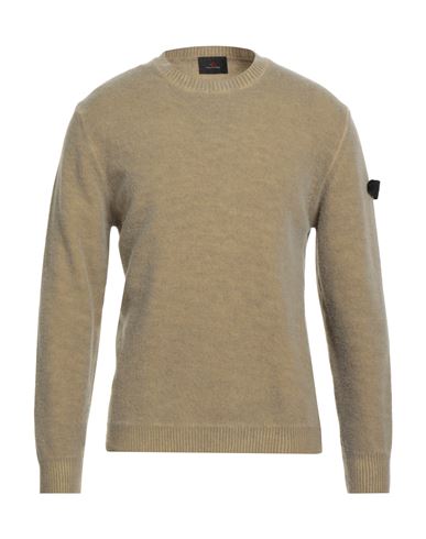 Peuterey Man Sweater Sage Green Size Xl Wool, Polyamide