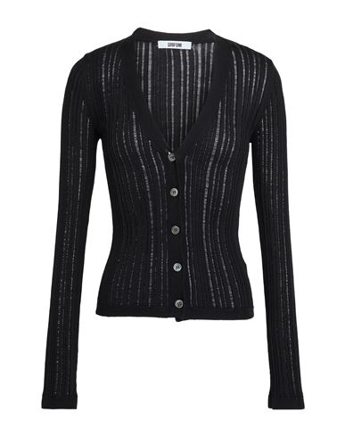 Grifoni Woman Cardigan Black Size 8 Virgin Wool