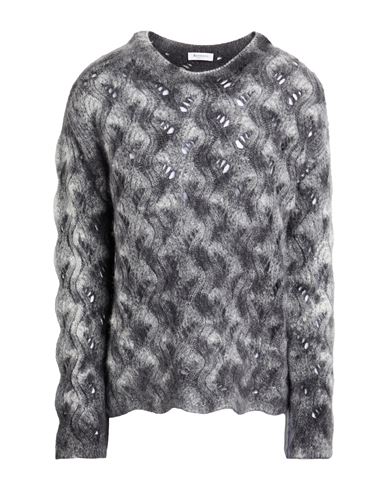 Arovescio Woman Sweater Lead Size 8 Baby Alpaca Wool, Polyamide, Merino Wool