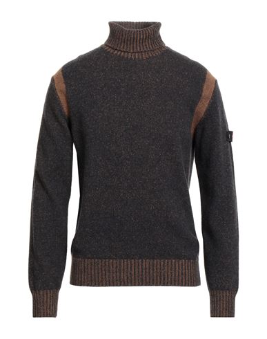 Peuterey Man Turtleneck Midnight Blue Size Xl Wool, Polyamide