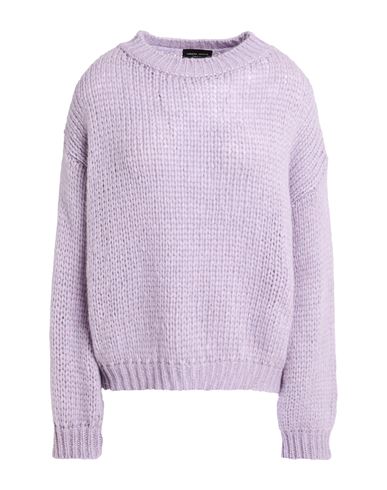 Roberto Collina Woman Sweater Lilac Size L Baby Alpaca Wool, Nylon, Wool