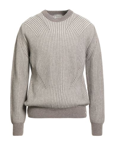 Brooksfield Man Sweater Grey Size 40 Wool, Polyamide, Viscose, Cashmere In Gray
