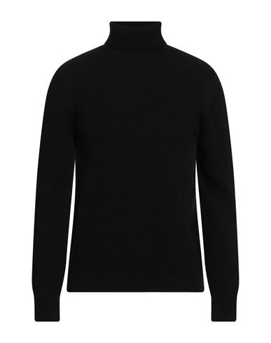 Grey Daniele Alessandrini Man Turtleneck Black Size 38 Acrylic, Wool, Alpaca Wool