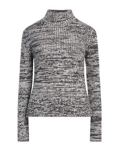 Tom Ford Woman Turtleneck Midnight Blue Size M Wool, Silk, Polyester In Multi