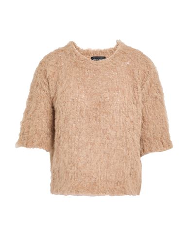 Roberto Collina Woman Sweater Camel Size L Baby Alpaca Wool, Wool, Nylon
