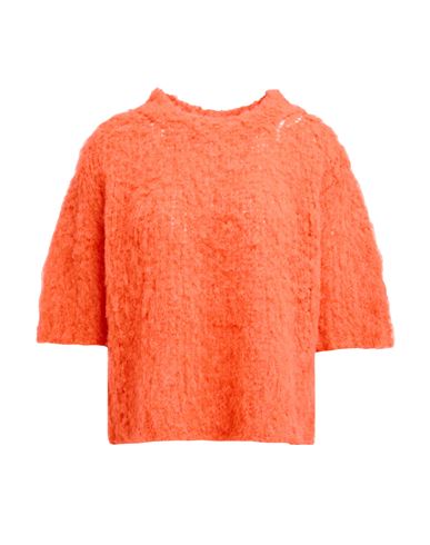 Roberto Collina Woman Sweater Coral Size L Baby Alpaca Wool, Wool, Nylon