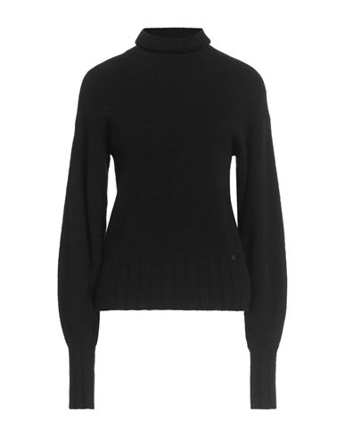 Ottod'ame Woman Turtleneck Black Size 8 Polyamide, Acrylic, Wool, Alpaca Wool, Elastane