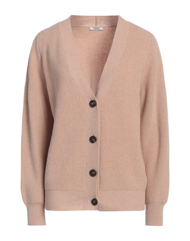 Peserico Woman Cardigan Blush Size 14 Virgin Wool, Silk, Cashmere, Metallic Fiber